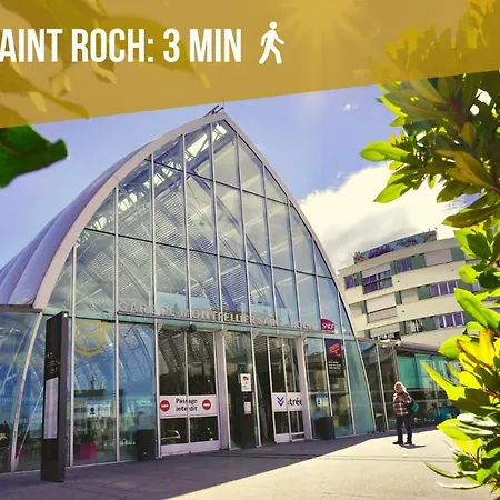Le Saint Roch-centre-free Parking-clim Apartament