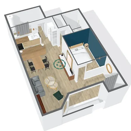 Apartment Le Saint Roch-centre-free Parking-clim *
